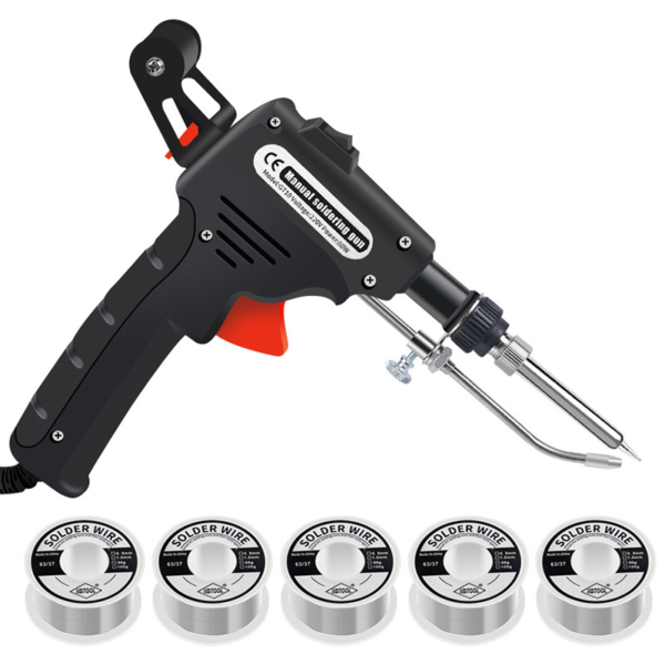 Automatic soldering iron+5 rolls of 50g tin